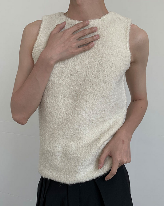 Fluffy Wool Vest