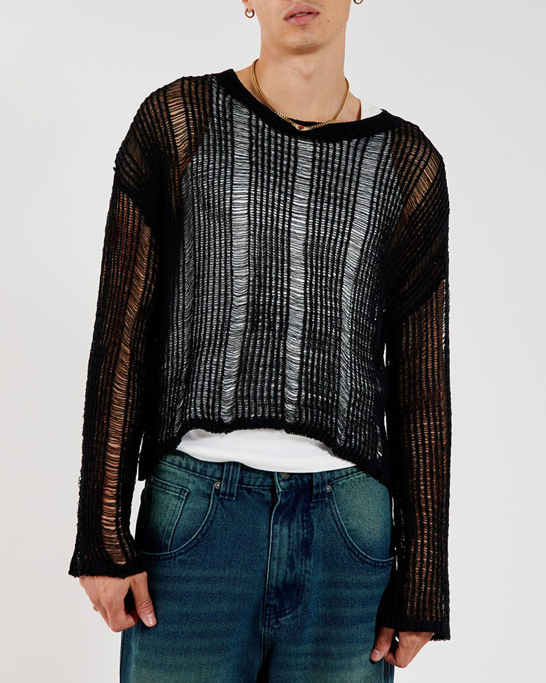 Loose Knitwear Hollow Sweater