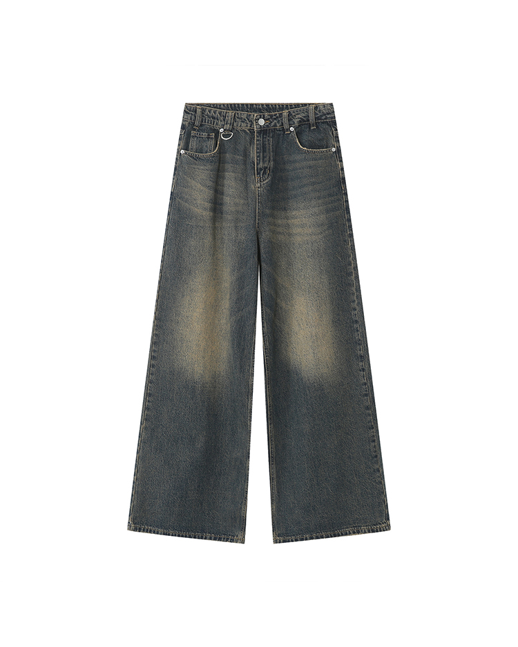 Retro Vintage Washed Jeans